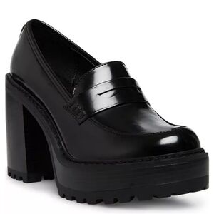 madden girl Kassidy Women's Block Heel Penny Loafers Size 6.5